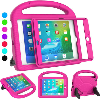 Kids Case for Ipad Mini 1/2/3 (7.9"), Built-In Screen Protector Durable Shockproof Protective Cover with Handle Stand for 7.9 Inch Apple Ipad Mini 1St/2Nd/3Rd Generation, Pink