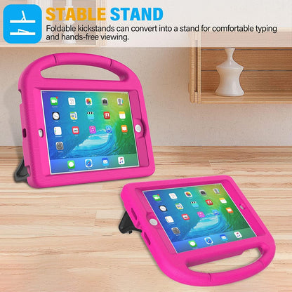 Kids Case for Ipad Mini 1/2/3 (7.9"), Built-In Screen Protector Durable Shockproof Protective Cover with Handle Stand for 7.9 Inch Apple Ipad Mini 1St/2Nd/3Rd Generation, Pink